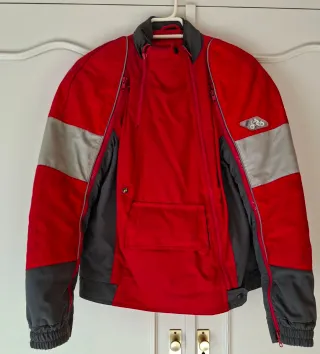 Mono Gore-Tex Moto Rojo y Gris