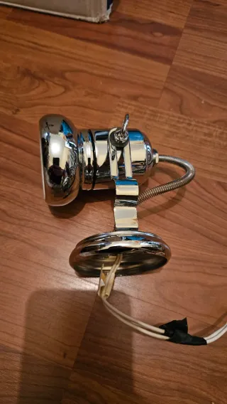 Apliques de luz para espejo plateados