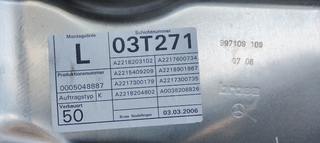 ELEVALUNAS TRASERO IZQUIERDO MERCEDES-BENZ CLASE