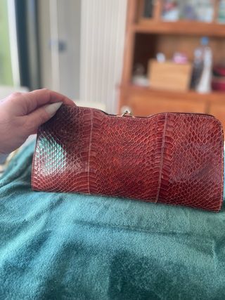 Pochette Lella Pitone Marrone