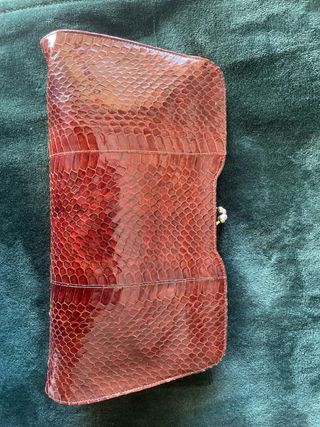 Pochette Lella Pitone Marrone