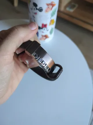 Pulsera Hombre Diesel Marrón y Plata