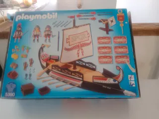 Caja Playmobil History Barco Romano