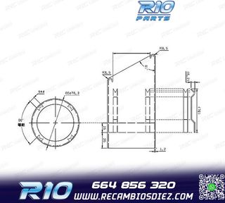 COLA ESCAPE BMW LOOK M POWER PERFORMANCE INOX NEGRO