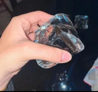 3 Tulipanes de Cristal para Lámpara