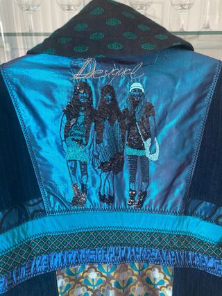 Abrigo Desigual Patchwork Largo