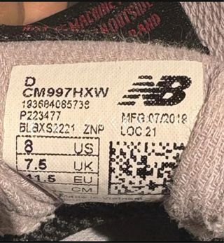 Zapatillas New Balance 997H Negras y Rojas