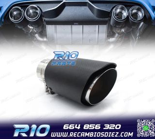 COLA ESCAPE CARBONO UNIVERSAL TIPO AKRAPOVIC 63MM