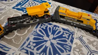 Pista de comboio de mercadorias