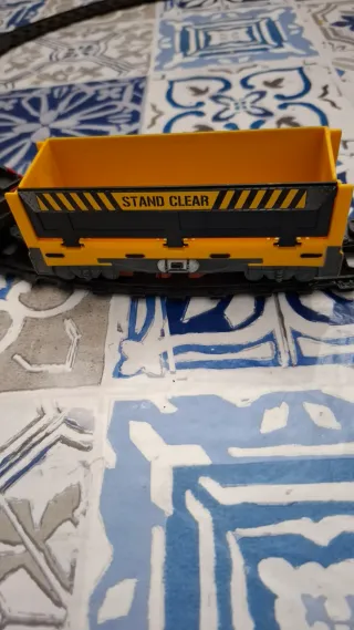 Pista de comboio de mercadorias