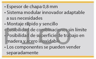 Conjunto Taller 7 Módulos S/Inox Alyco
