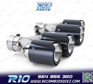 COLAS ESCAPE BMW LOOK M PERFORMANCE CROMO CARBONO