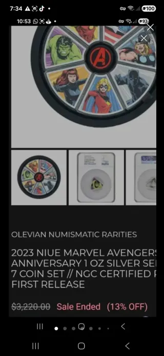 Coleccion Marvel color 60 th Aniversario proof 999