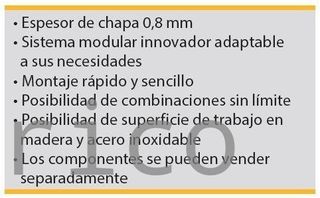 Conjunto Taller 5 Módulos S/Madera Alyco 199007