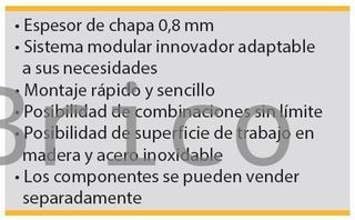 Conjunto Taller 5 Módulos S/Madera Alyco