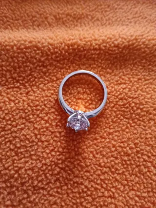 Anillo chapado en oro de 18 k.