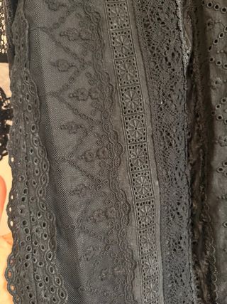 Vestido negro encaje American Retro