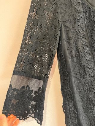 Vestido negro encaje American Retro