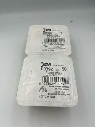 Lotto terminali isolati crimpare