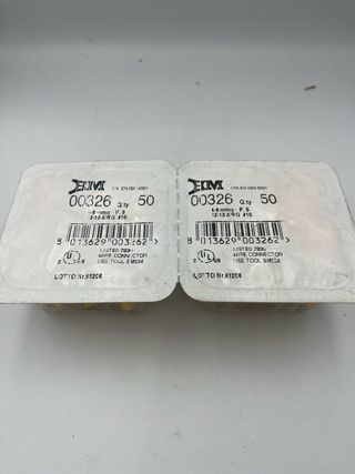 Lotto terminali isolati crimpare