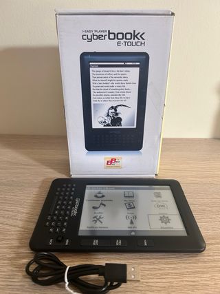 CyberBook E-Touch Lector eBook Negro