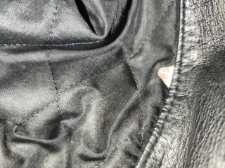 Cazadora Piel Negra Hombre