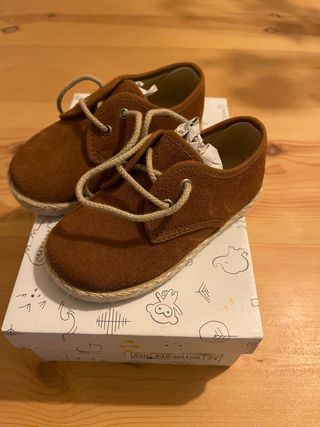 Zapatillas niño base esparto