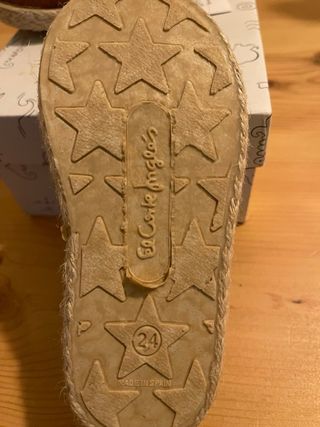 Zapatillas niño base esparto