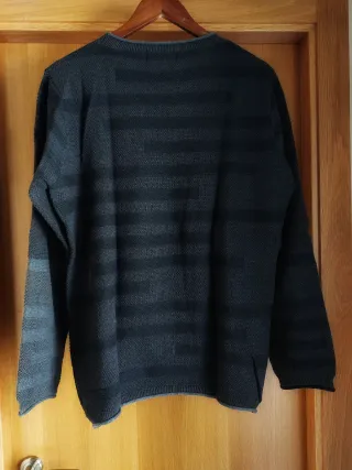 Jersey Desigual Negro Gris Talla M