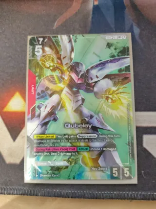 Carta Gundam TCG Qubeley LR+ (Neo Zeon)
