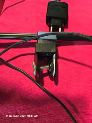 Lampada LED Nera Collo Flessibile