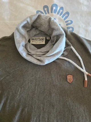 Jersey Naketano cuello alto verde talla XL