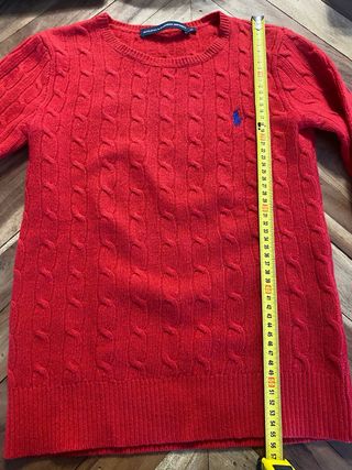 Jersey Ralph Lauren Rojo Talla XS