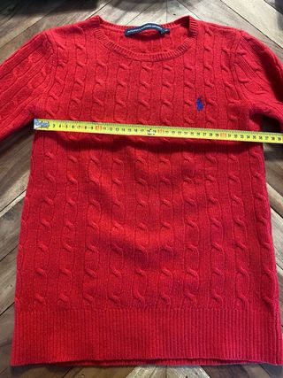 Jersey Ralph Lauren Rojo Talla XS