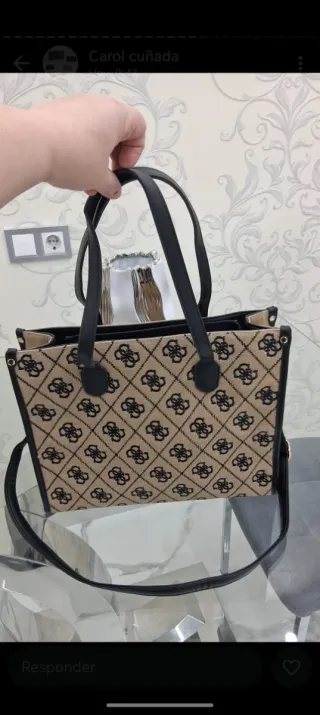 Bolso Beige y Negro