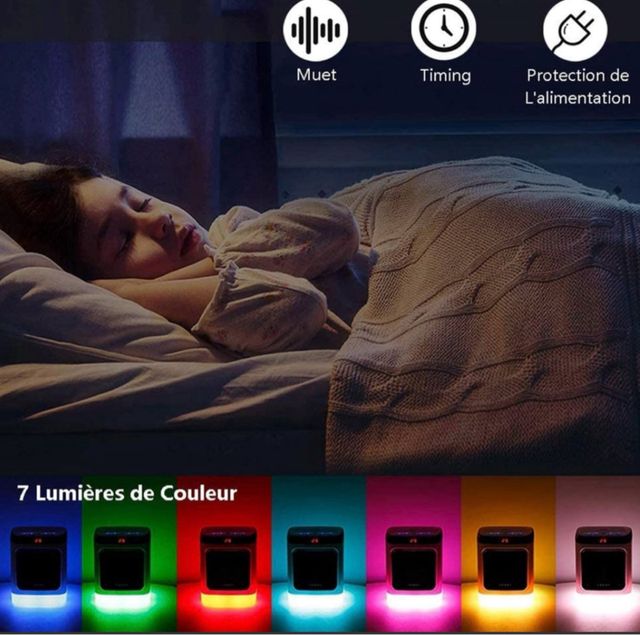 Mini Calentador Blanco y Negro