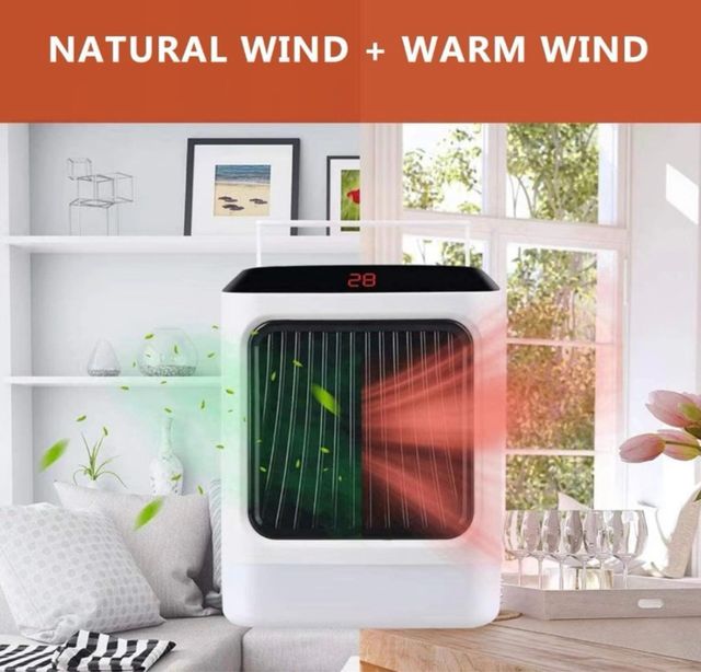 Mini Calentador Blanco y Negro