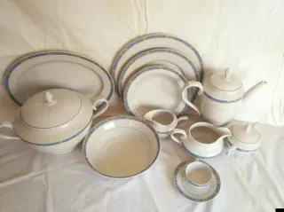 Vajilla Porcelana Clásica 12 Servicios