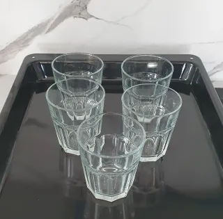 Set 5 Vasos Cristal Ikea