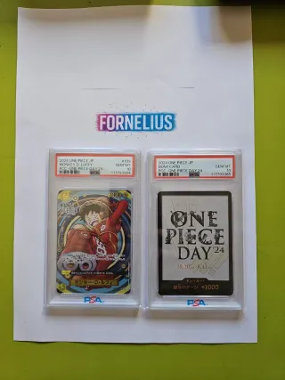 Lote 2 Cartas One Piece DAY24 PSA10