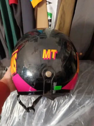 Casco MT Le Mans Retro Negro