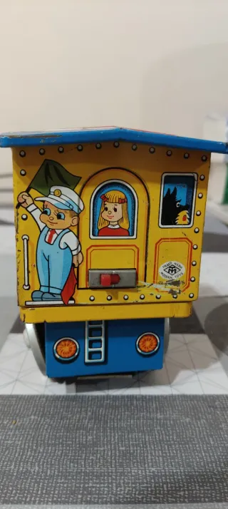 Trenino in latta vintage Bell Ringer