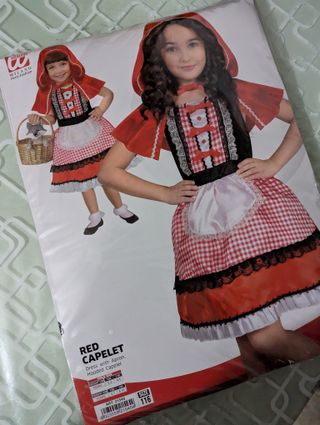Cappuccetto Rosso Vestito Carnevale Bambina