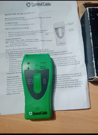 Fontaneria, Detector de metales General Cable