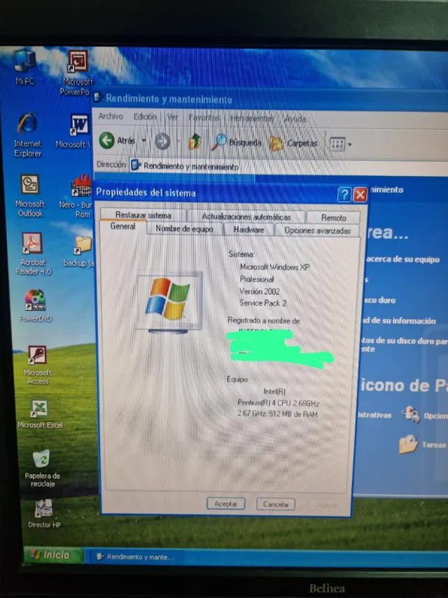 Torre PC LG Gris y Azul