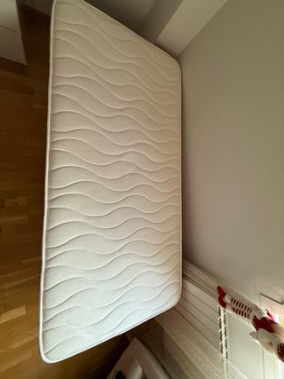Somier con colchón individual