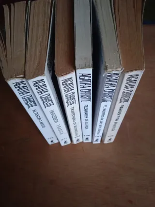 6x Agatha Christie - Biblioteca de Oro