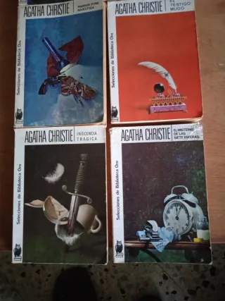 6x Agatha Christie - Biblioteca de Oro