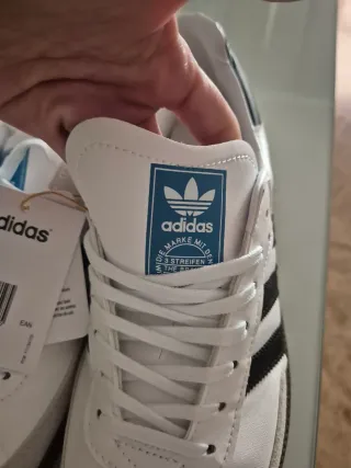 Adidas Samba Gris y Blanco