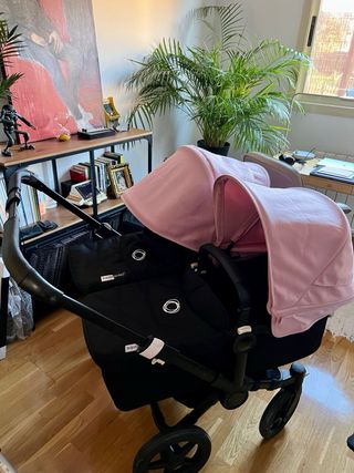 Carro gemelar Bugaboo Donkey 3 + accesorios